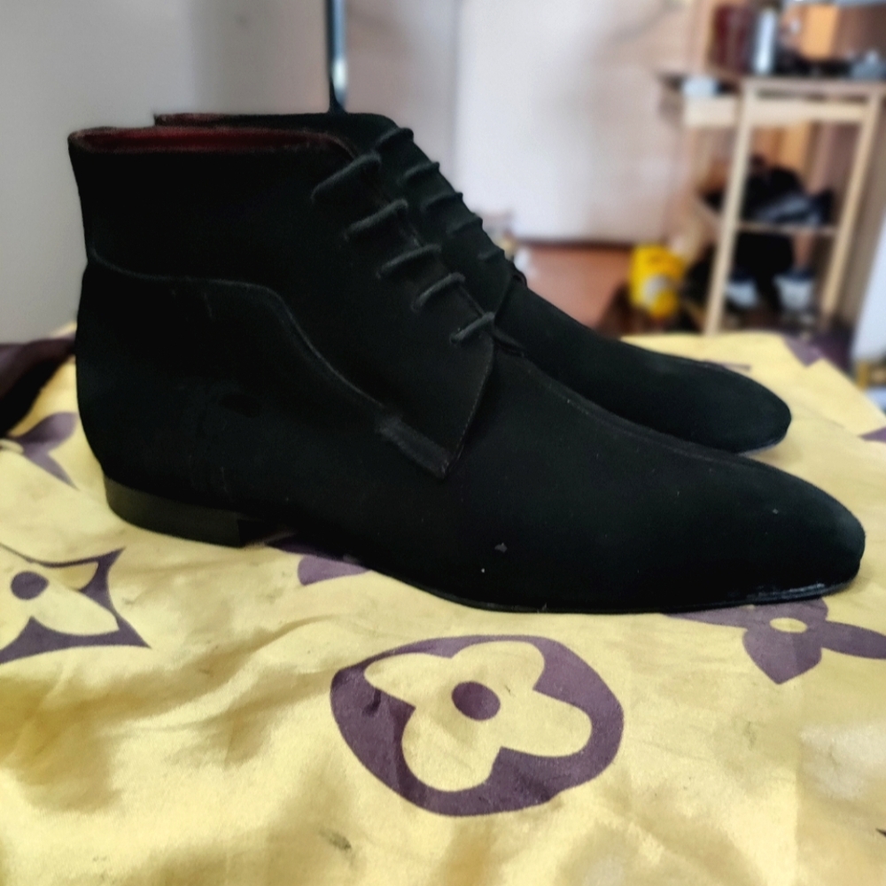 Roberto Cavalli suede ankle boots